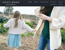 Tablet Screenshot of cristiowen.com